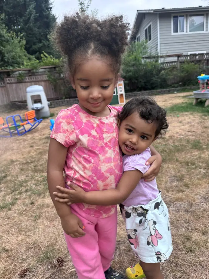 Toddler sibling bonds during cooperative play
