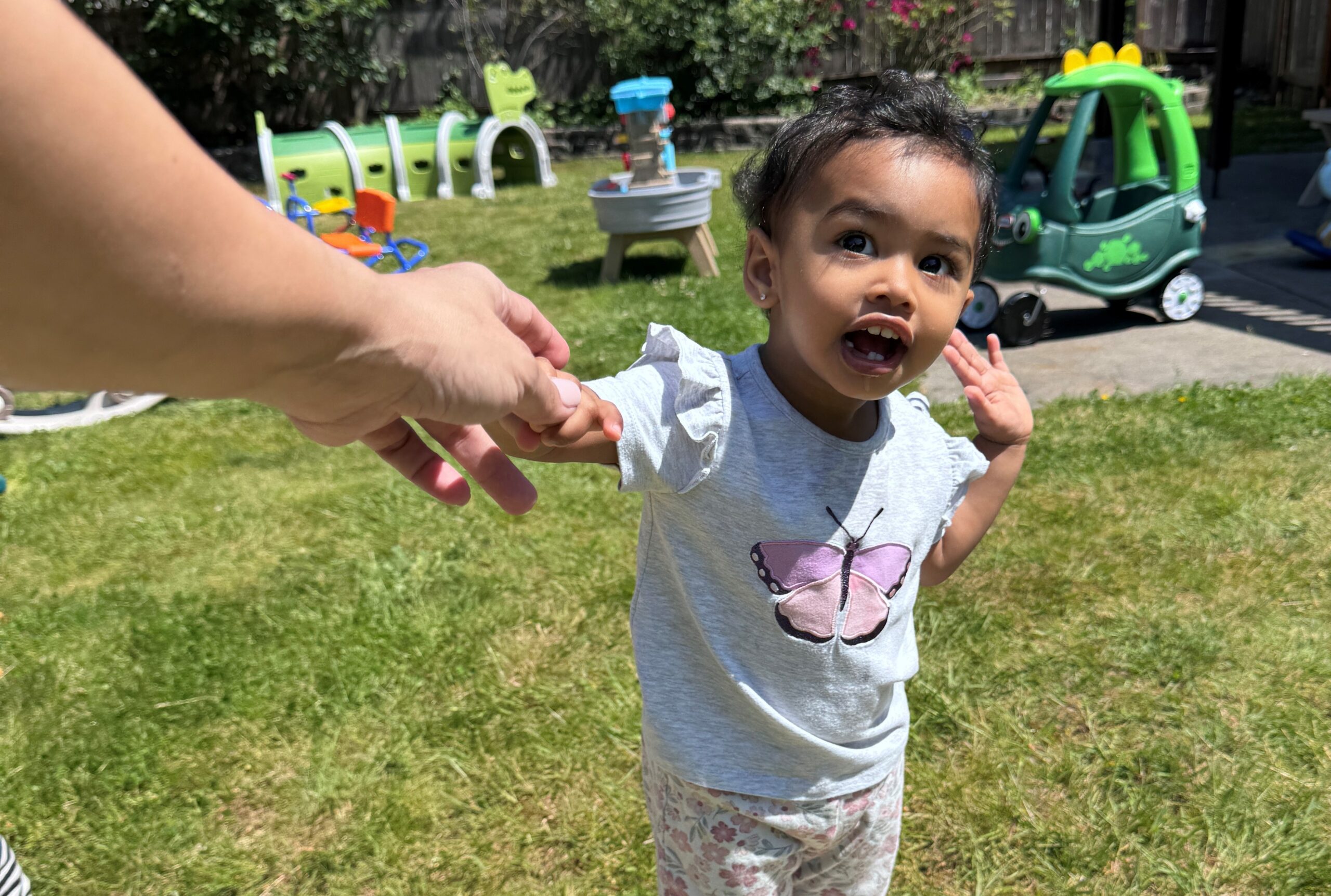 caregiver smiles and child emotional development