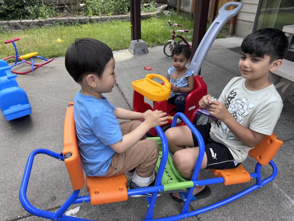 social interaction kids daycare